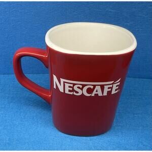 Vintage Nescafe Clasico Rounded Square Coffee Cup